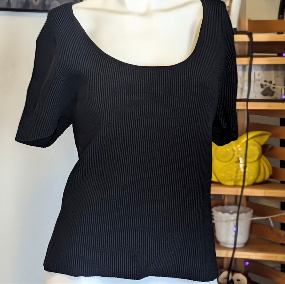 Bar III Ribbed Top